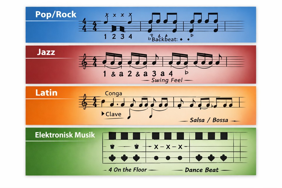 Rytme i musik: Puls, takt og groove forklaret Title Image